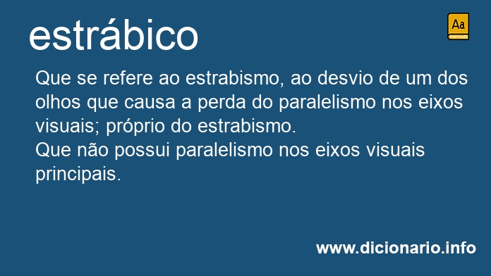 Significado de estrbica