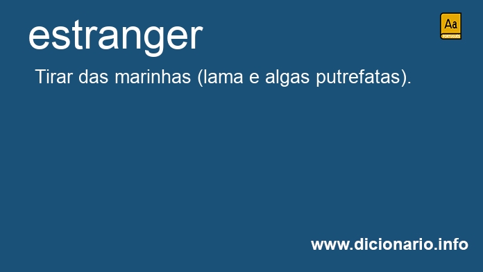 Significado de estrange