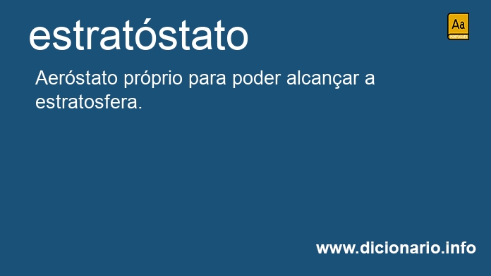 Significado de estratstato