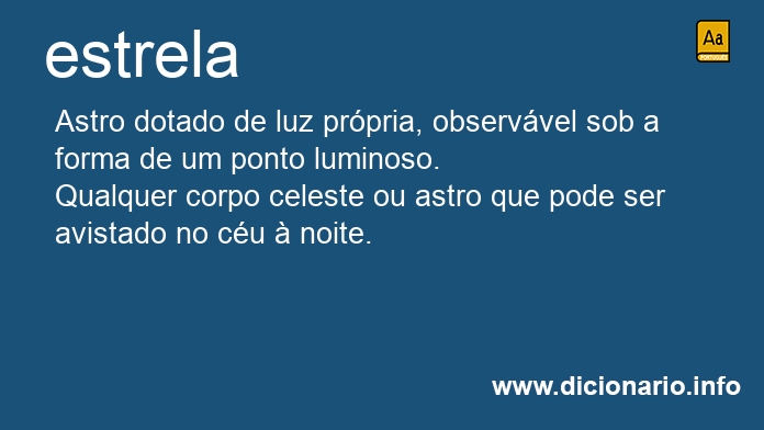 Significado de estrela