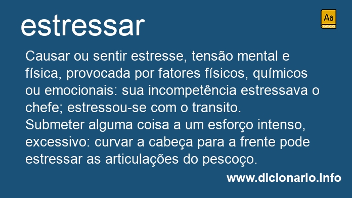 Significado de estressa