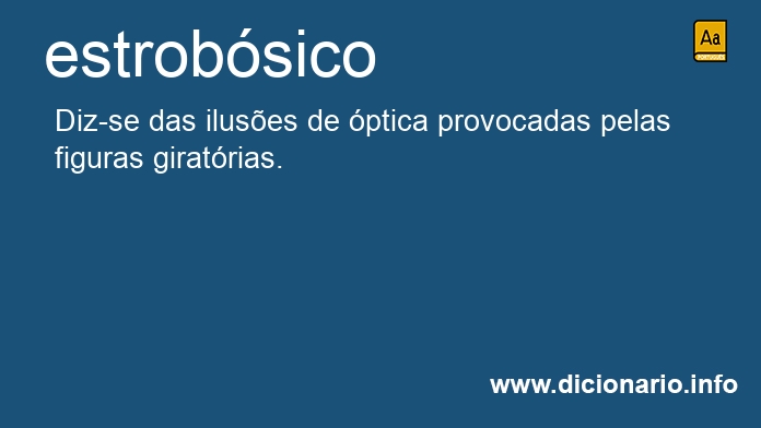 Significado de estrobsico
