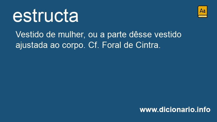 Significado de estructa