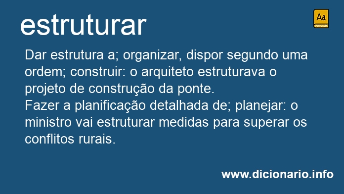 Significado de estruturara