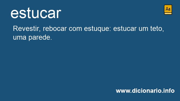 Significado de estucar