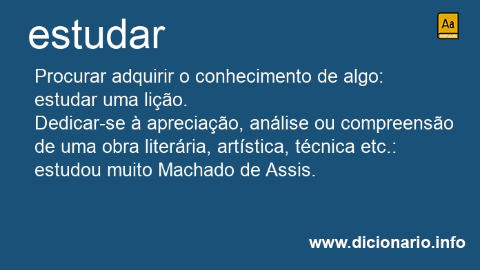 Significado de estudars