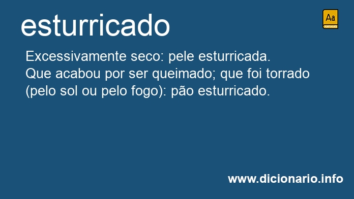 Significado de esturricada