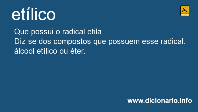 Significado de etlica