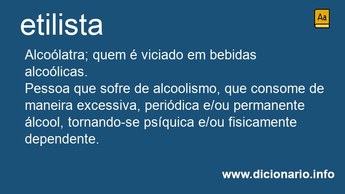 Significado de etilista