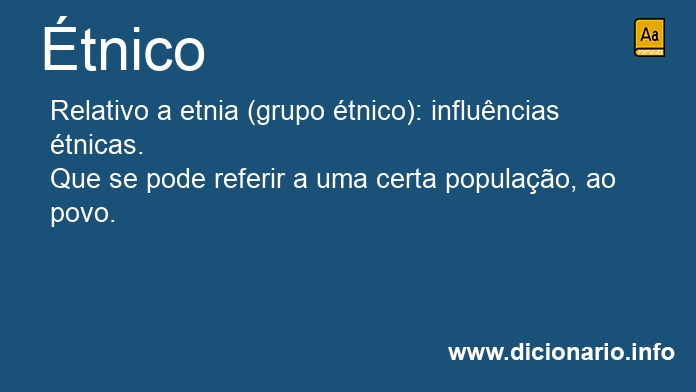 Significado de tnico