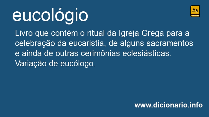 Significado de eucolgio