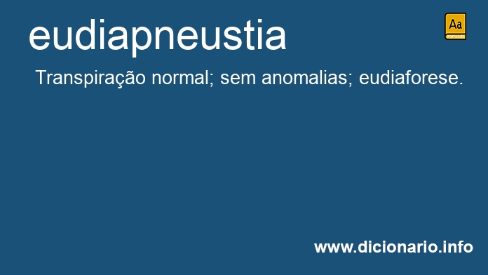 Significado de eudiapneustia