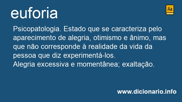 Significado de euforia