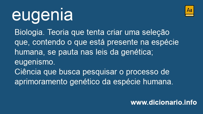 Significado de eugenia