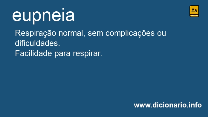 Significado de eupneia