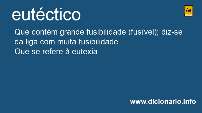 Significado de eutctico