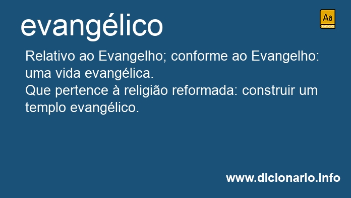 Significado de evanglica