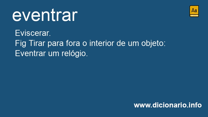 Significado de eventrado
