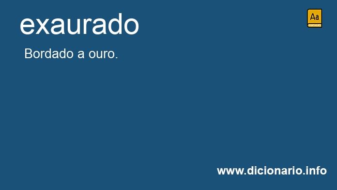 Significado de exaurado