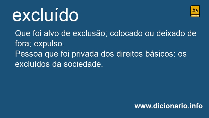 Significado de excluda