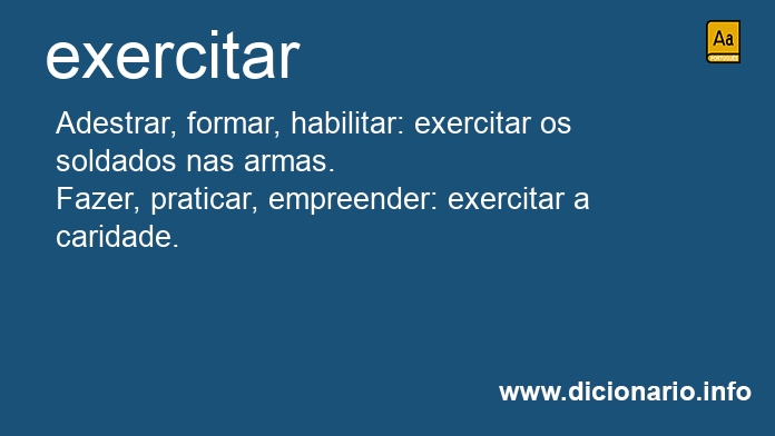 Significado de exercitai