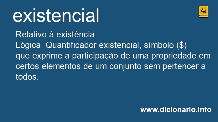 Significado de existencial