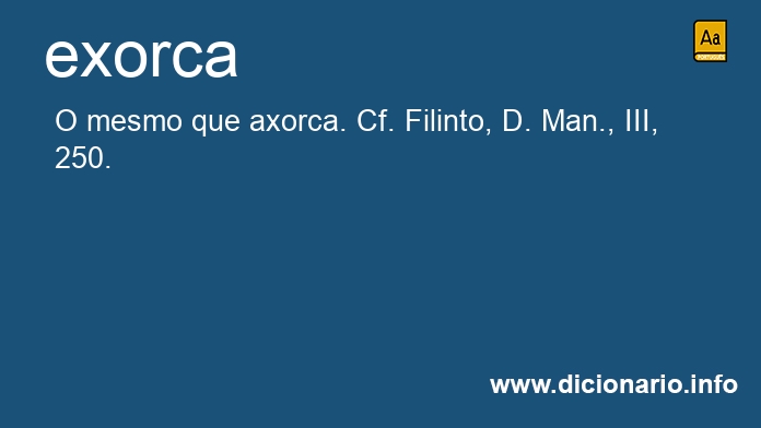Significado de exorca