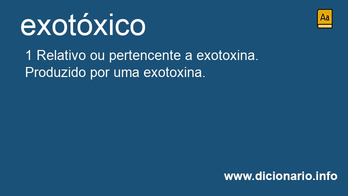 Significado de exotxico