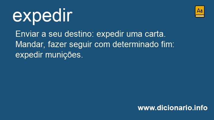 Significado de expedirdes