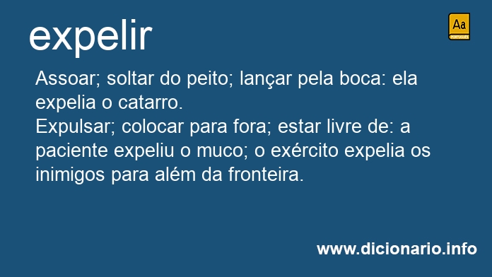 Significado de expelia