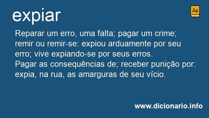 Significado de expiaram