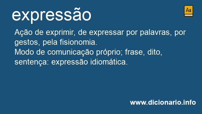 Significado de expresses