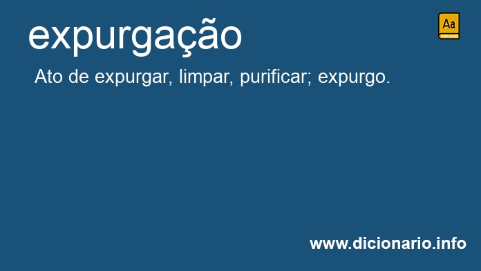 Significado de expurgao