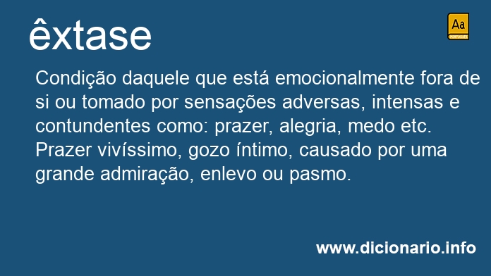 Significado de xtases