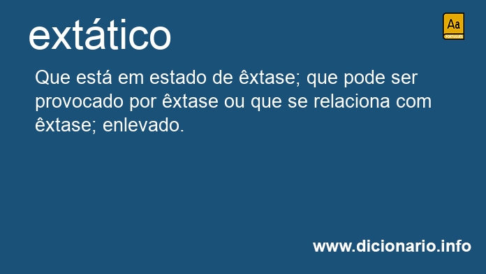 Significado de exttica