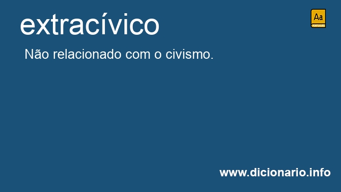 Significado de extracvico
