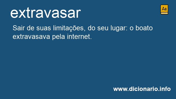 Significado de extravasai