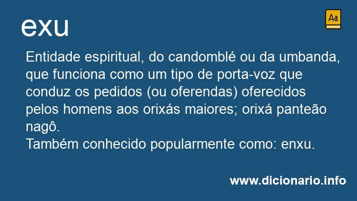 Significado de exu