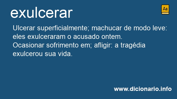 Significado de exulceravam
