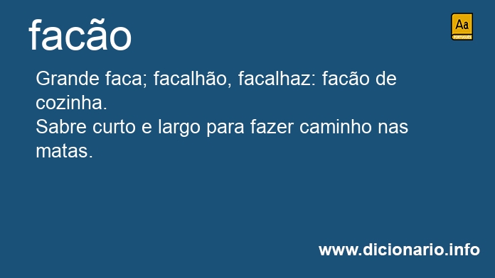 Significado de faco