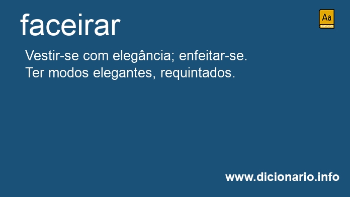 Significado de faceiras