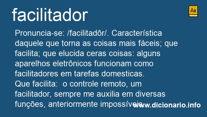 Significado de facilitador