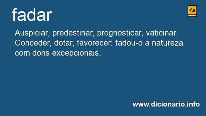 Significado de fadar