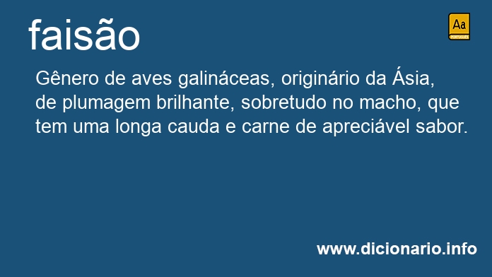Significado de faiso