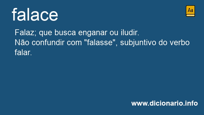 Significado de falace