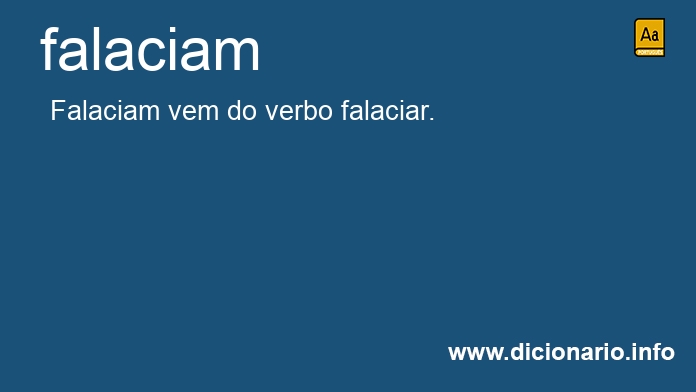 Significado de falaciam