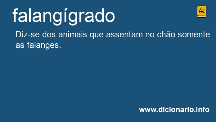 Significado de falanggrado