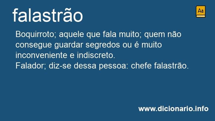 Significado de falastres