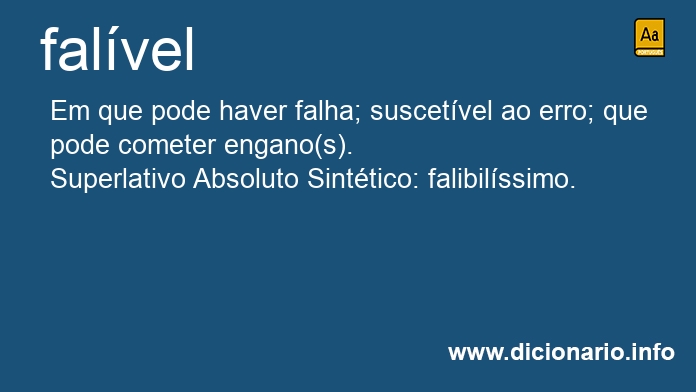 Significado de falveis