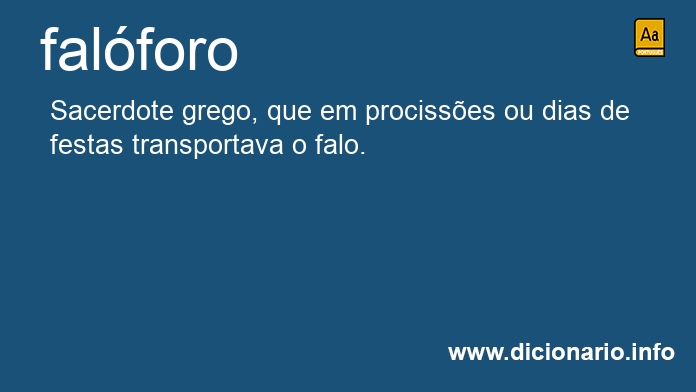 Significado de falforo